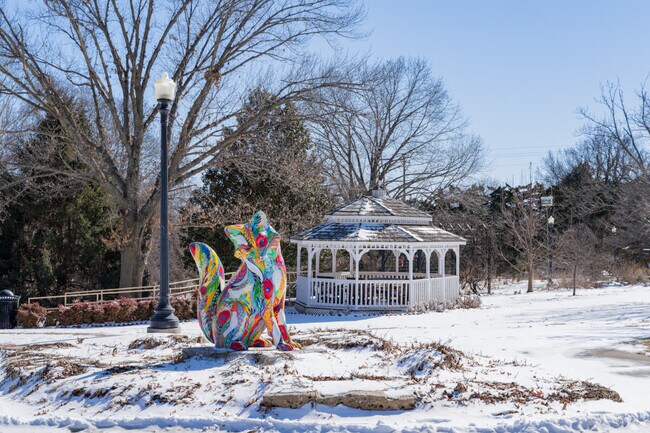 The gazebo at Cann Memorial Gardens is the perfect spot to take a break for Ponca City locals.