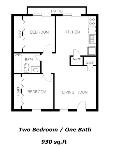 2HAB/1BA - Highland Knoll