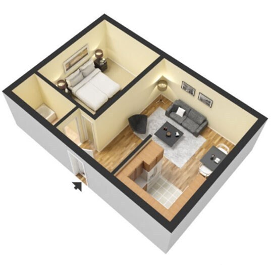 Executive Towers and Gardens – One Bedroom (Towers)