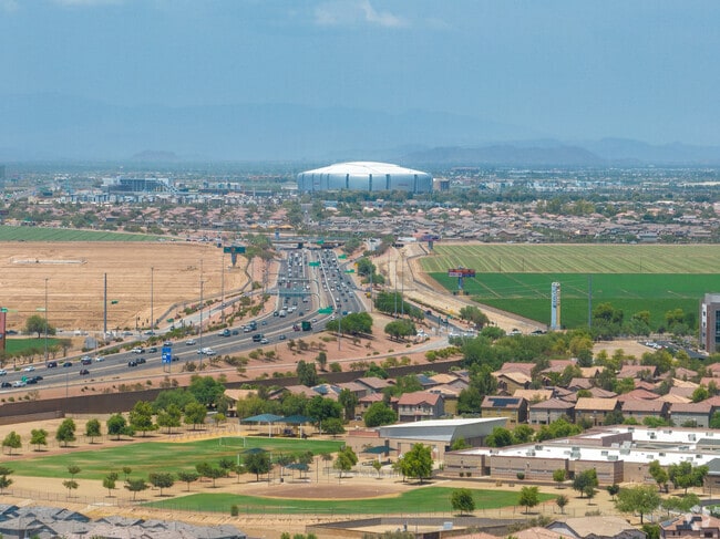 State Farm Stadium is located just a few miles north of West Phoenix.