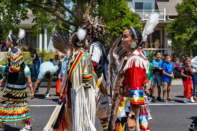 Native Americans are represented at Logan’s Pioneer Day Parade.
