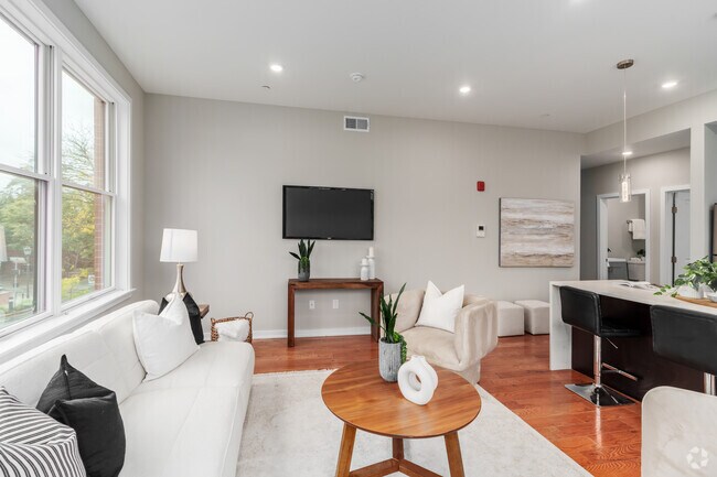 2 habitaciones, 2 baños - 1028 pies cuadrados - Sala de estar - The George