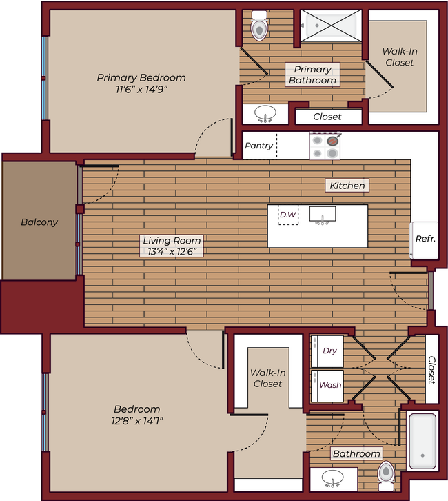 Plano de planta de enebro - The James