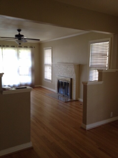 Living room viewed from dining area - 201 North Mills Street