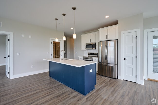 2HAB, 2BA - 1315 ft² Cocina. - Gala Apartments & Townhomes