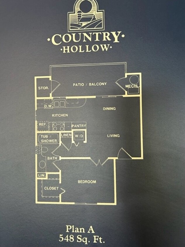 Floorplan - Country Hollow Apartments