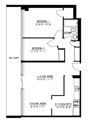 2HAB/1BA - Wood Glen Estates