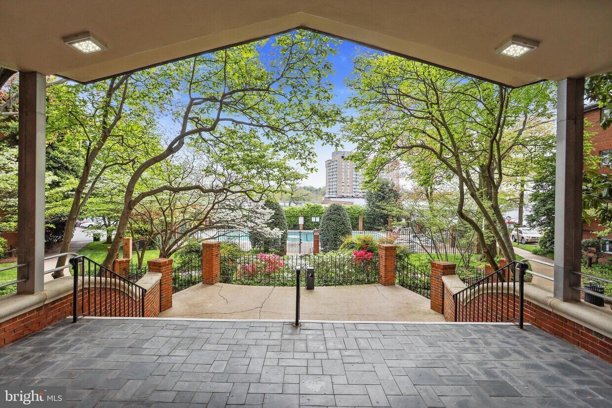 BACK OFF BUILDING & POOL - 5301 Westbard Cir