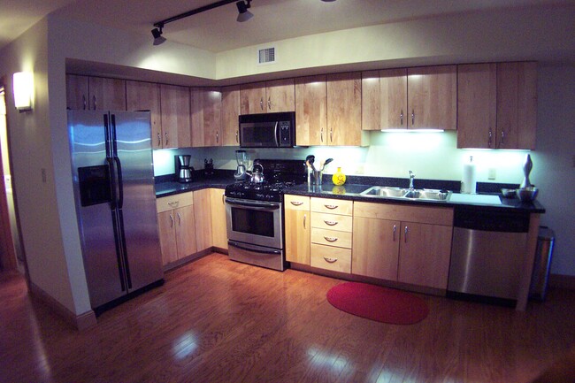 Gas Stove, microwave, refrigerator, and dishwasher - 1 E Main St