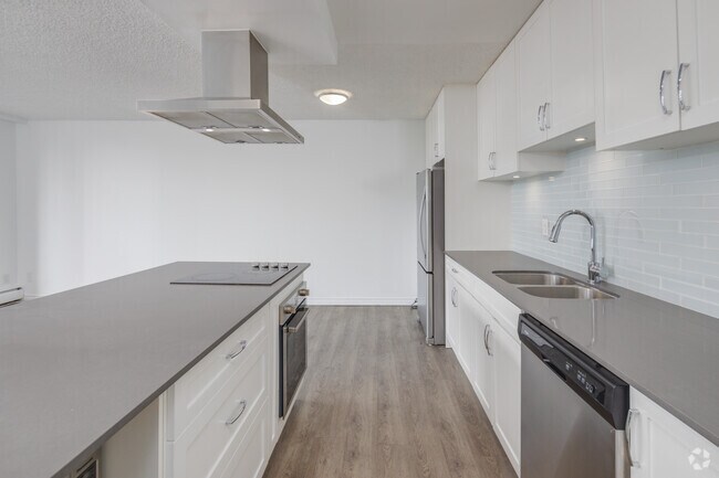 1 chambre, 1 salle de bain - 540 pi2 - Cuisine - Paul Plaza