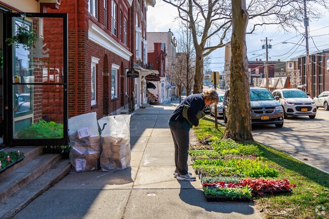 Stop and smell the fresh flowers that can be found on the sidewalks of Baldwinsville.