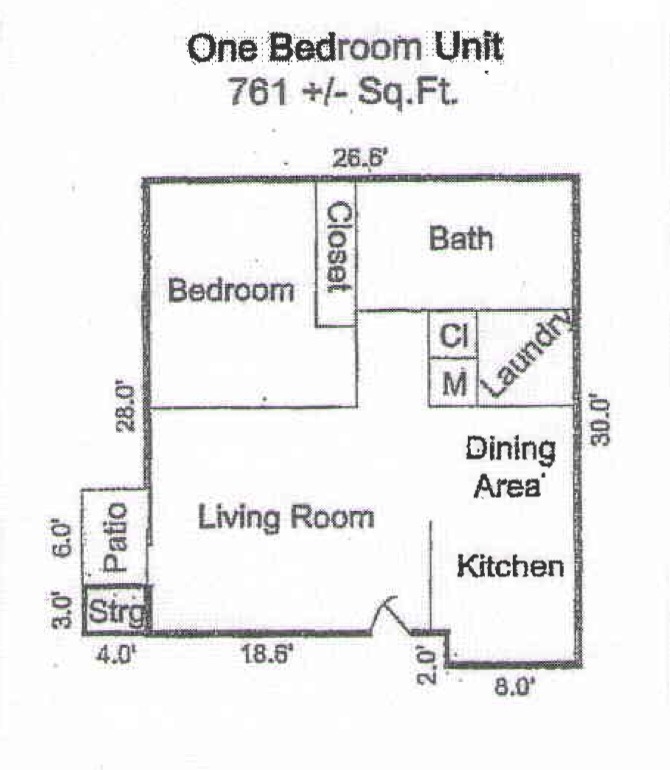 1br/1ba - College View Apartments