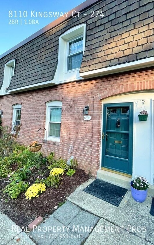 8110 Kingsway Ct, West Springfield, VA 22152 Townhome Rentals in West