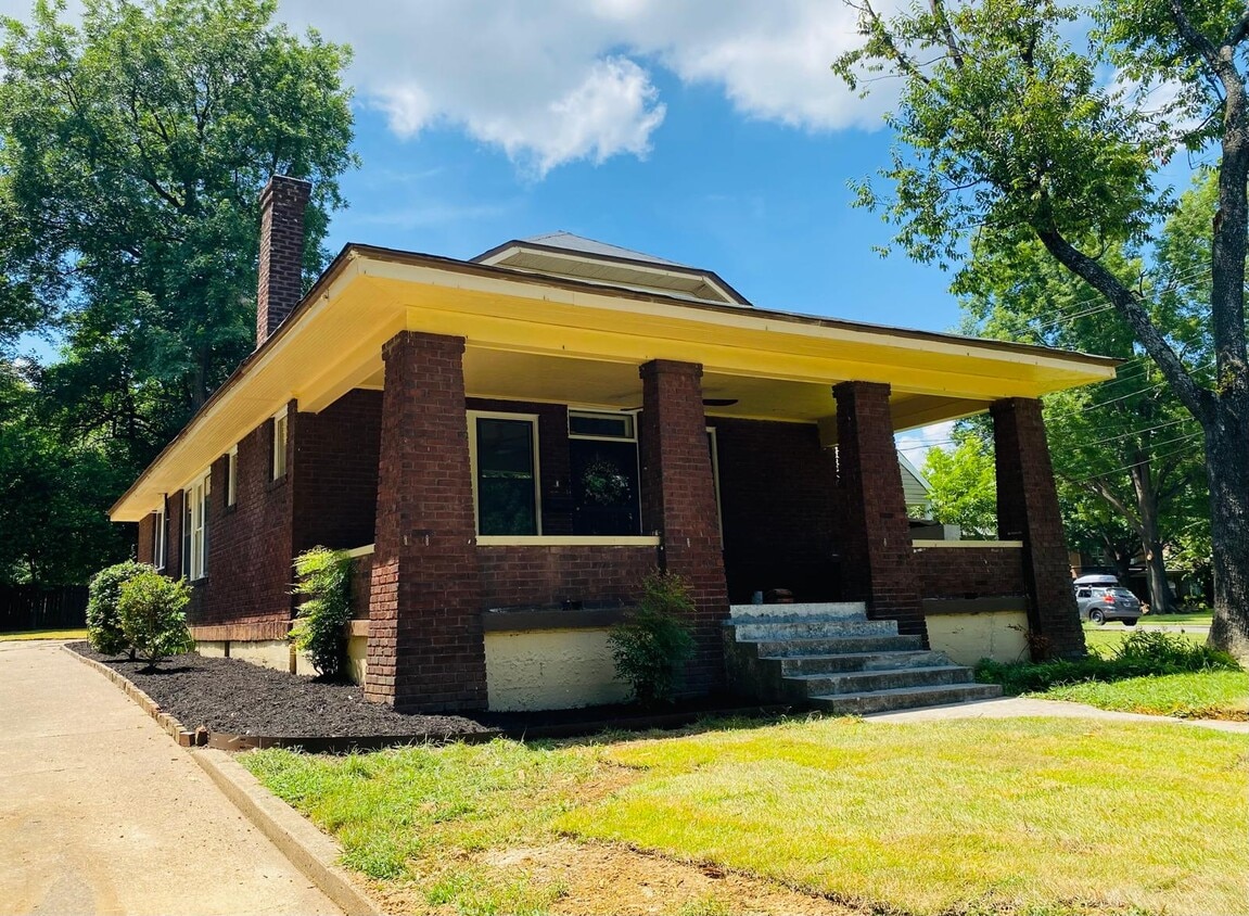 Fresh landscaping around the house - 327 N Willett St