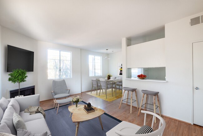 Living Room Furnished - 2452 S Centinela Ave