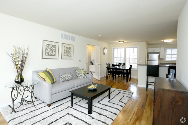 One Bedroom - Living Room - Glenwood Mews