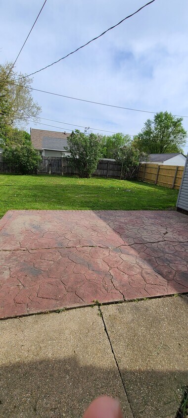 Back yard - 1206 W 15th St