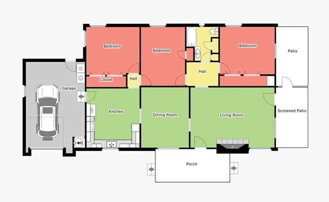 Foto del edificio - 3 Bedroom Home w/Lots of Space in Forestda...