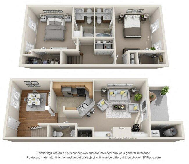 Floorplan - 1019 Estates Village Ln