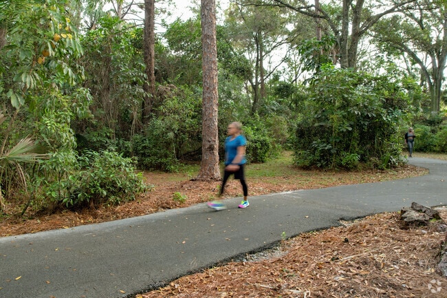 Take a walk in the park in Burnham Woods of North Lauderdale, FL.