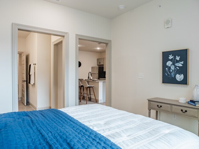 The Perdido: 1BR, 1BA- Bedroom - The Flats at Ransley