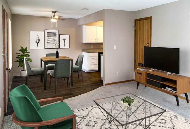 Living Room & Dining Room - Prairie West