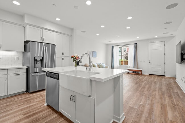kitchen and great room - 212 Red Brick Dr