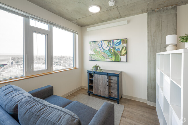 STU - 442SF - Living Room - The Rise on Madison - Affordable Housing