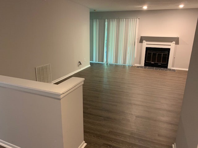 Spacious family room with foreplace - 45 Little Silver Ct SE