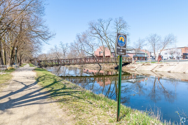 The 30-acre Gebhard Woods State Park is a destination for hiking, camping and canoeing.