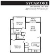 2 Bedroom 1 Bath Sycamore