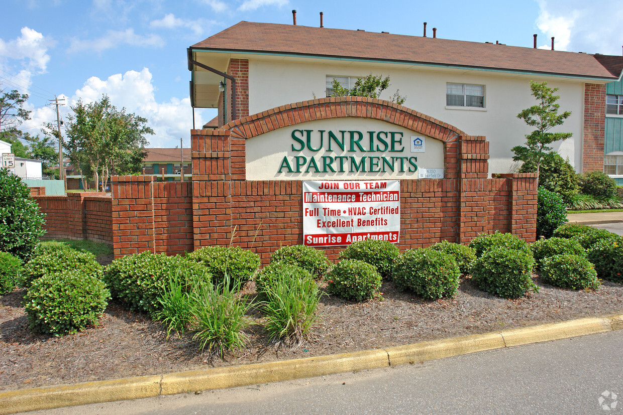 Sign - Sunrise Apartments