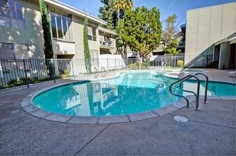 Front Entrance with Pool View - 4353 Colfax Ave