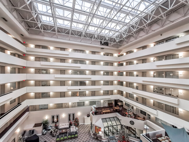 Interior Atrium - The Atriums Senior Living Community