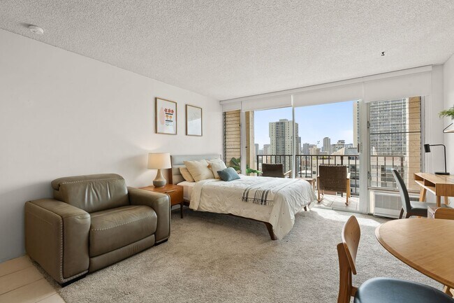 Foto del edificio - Waikiki Fully furnished studio/1 ba / 1 prk Washer/Dryer in unit