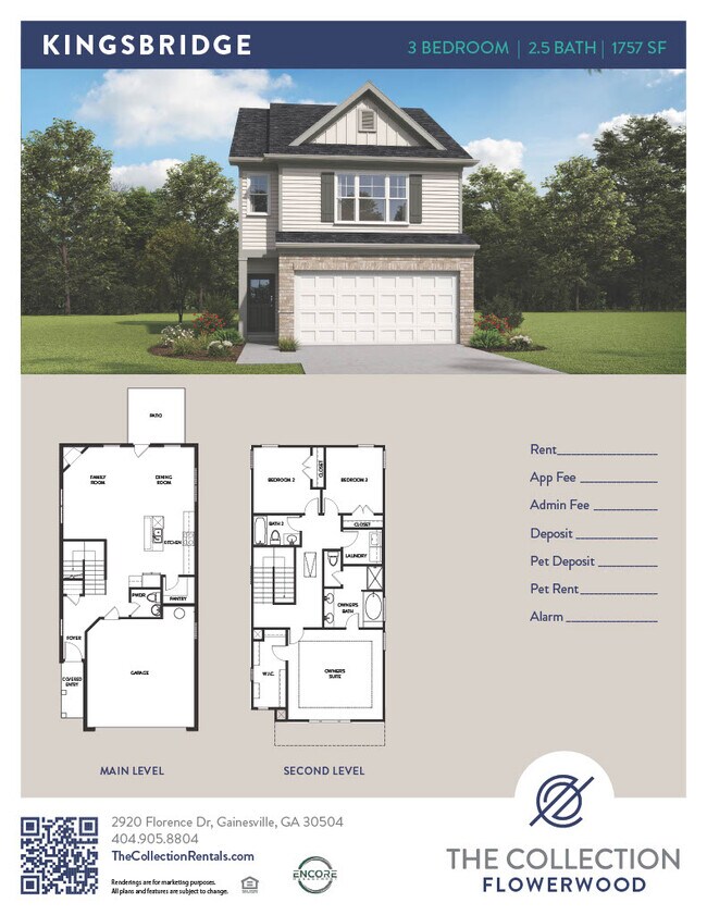 The Collection Flowerwood Townhomes for Rent Gainesville, GA