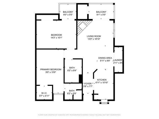 Foto del edificio - Gorgeous Condo, 2 Bedrooms/2 Balconies/2 B...