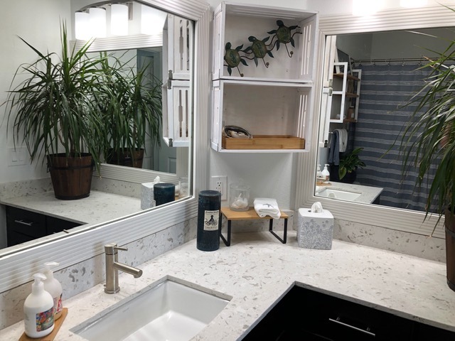 baño principal w/removable espejos enmarcados - 4870 Bay Heron Pl