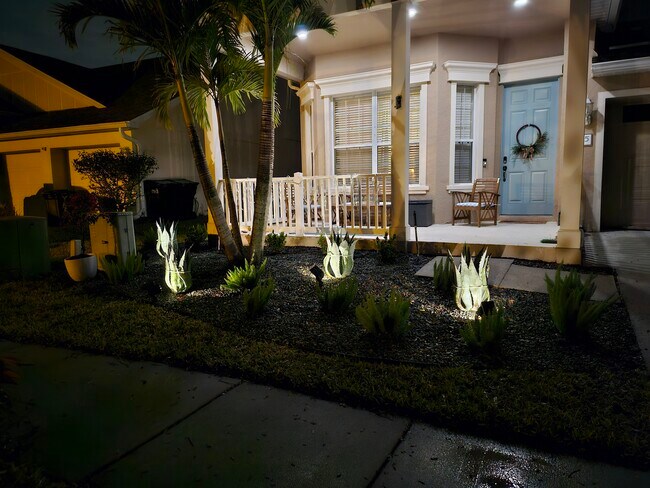 exterior nightime - 14515 Michener Trl