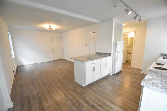 open concept kitchen/living room - 425 E Gates St