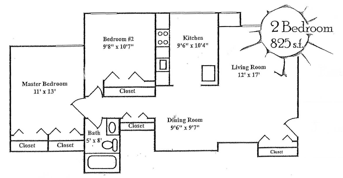 2BR/1BA - Heritage Park II