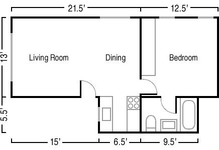 Plano de planta - 2732 3rd St