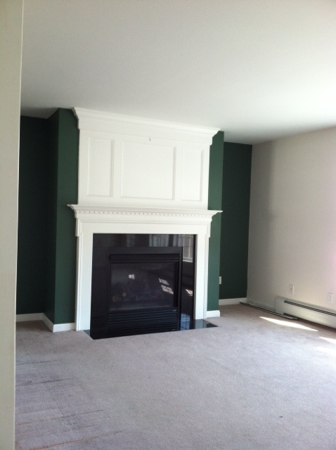 Large living room, thick carpeting and beautiful gas fireplace - 12 Harbor Mist Dr