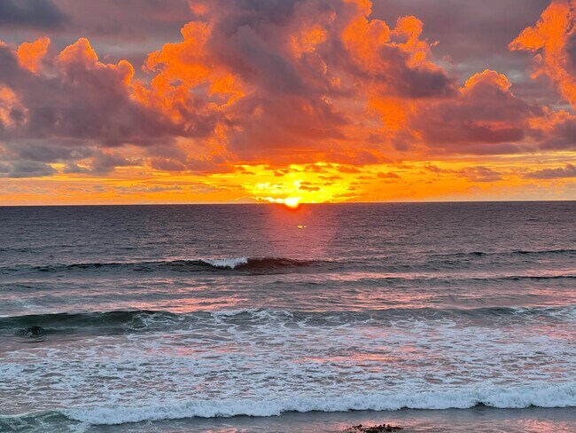 Sunset from Beach - 1398 Seacoast Dr