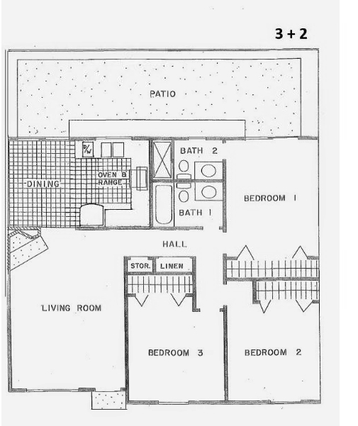 3BR/2BA - Len Mar Garden Apartments