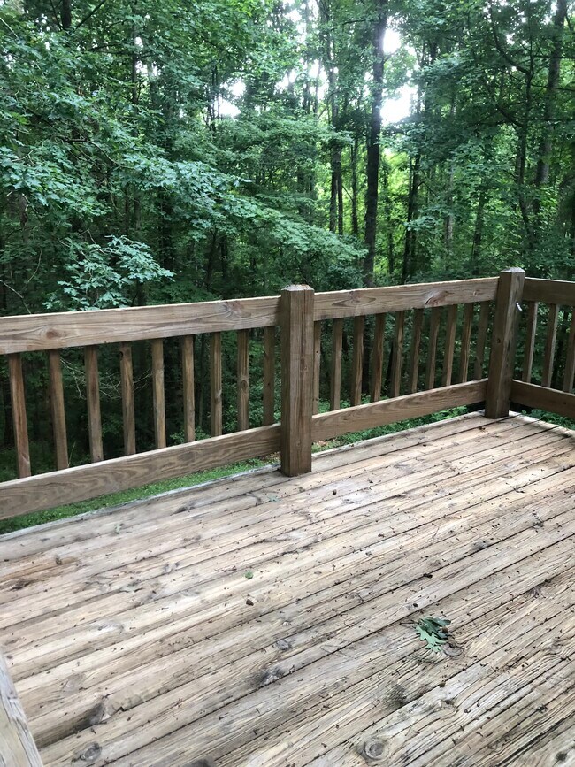 back deck - 123 C Liberty Road