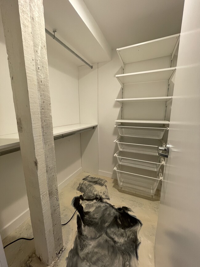 walk in closet - 206A Donohoe Street