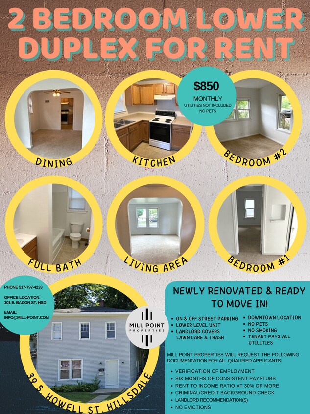 39 S Howell St Unit 1, Hillsdale, MI 49242 Apartments in Hillsdale