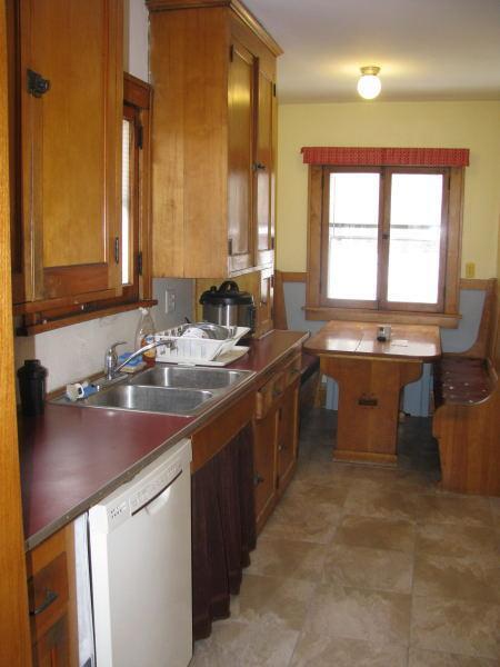 Dishwasher and gas stove in kitchen - 1886 Portland Ave