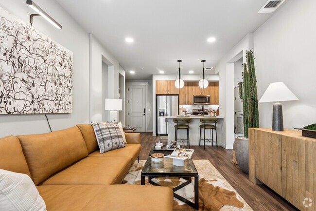 Landa 1BR, 1BA - 799SF - Living Room - Landhaus at Gruene